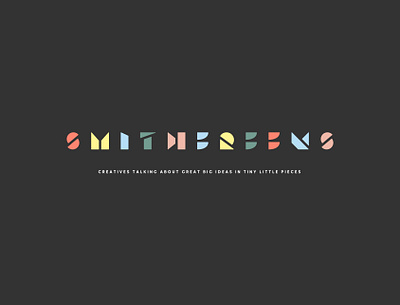 Podcast Logo - Smithereens branding design logo podcast podcast branding shapes typography