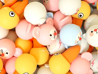 TICKTOYZ-ZOOCLUB c4d mascot