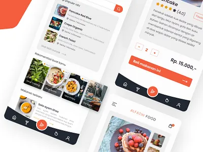 Alfatih Food food app uidesign uxdesign uxui