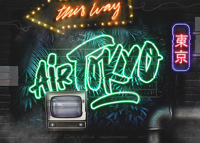 ANARCHY // Air Tokyo branding design digitalart type typography