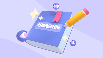 Discord Changelog Header 3d 3d art c4d cinema 4d cute design discord gaming octane