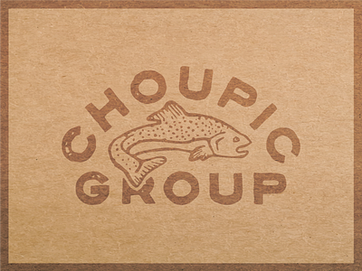 Choupic Group Logo cork fish logo natural logo