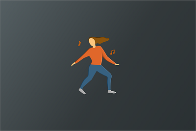 Dancing Illustration app branding design illustration minimal neumorphism ui uidesign visual visual design