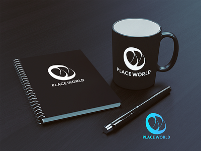 Place world Logo | Icon abstract brand identity branding branding concept icon design iocn ios icon logo logo design logo design concept logo designer logodesign logos logotype place logo tech logo technology technology logo unique design world logo