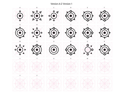 alien Font Design WIP abstract abstract font alien font font design glyph glyphs icons wip