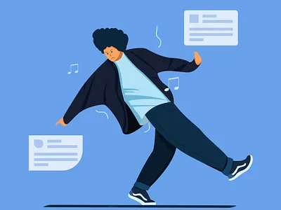 To dance illustration website