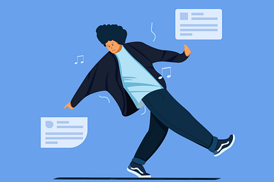 To dance illustration website