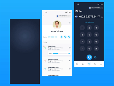 Spikko Dialer App animation app call design dialer graphics id mobile mockup mondeo mondeostudio motion numbers phone screen spikko ui uiux ux uxui