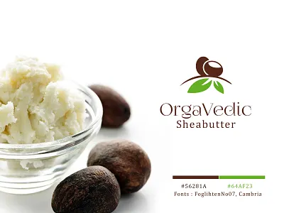 Orgavedic Sheabuttter brown green brown logo cosmetic organic orgavedic sheabutter orgavedic sheabutter product sheabutter