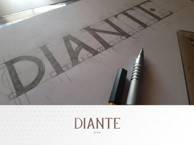 Diante - luxury jewelry brand branding design graphic design jewel jewelry logo logo design logotype luxury luxury brand luxury branding luxury design luxury logo typography vector