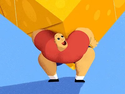 Happy birthday 2 birthday card character character design design digital art falkenberg happy illustration isedal kid presents procreate procreate art