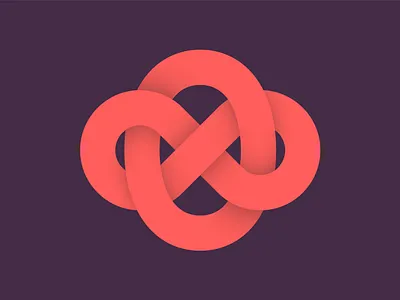 Zero Infinity Logo branding design flat icon infinity logo logodesign math minimal minimalist vector zero