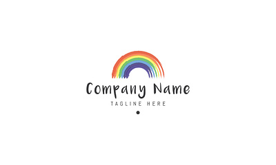 Rainbow logo brand branding design logo nature umuarus vector