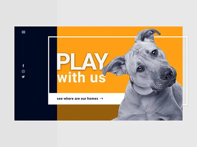 Design for Dog Shelter website adopt cute design dog dogs friends friendsgiving friendship inspiration landingpage play shelter trend ui uidesign uxdesign uxui website