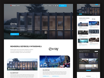 ProGrupa | V-ray - Landing Page 3d clean clean ui cleaning design experience landing page landing page design landingpage layout lp progrupa ui ui design vray web web design webpage website