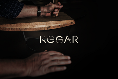Kegar Tannery artisan artisanal branding craft leather logo logotype tannery tanning typeface typography wordmark