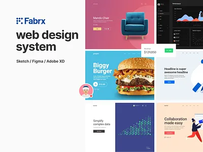 FABRX WEB SALE! design system layout design ui ui ux ui design ui kit uidesign uiux ux ux design