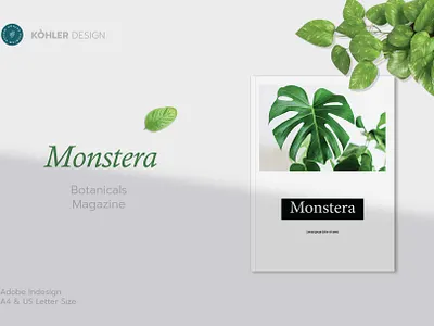 Monstera - Magazine Template agency art artist beauty business creative custom project design fashion magazine portfolio