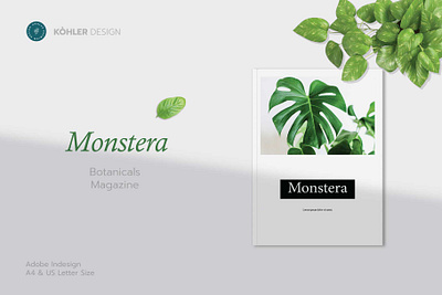 Monstera - Magazine Template agency art artist beauty business creative custom project design fashion magazine portfolio