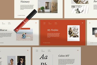 KACAU- PowerPoint Template artist beauty best powerpoint business colourful creative fashion portfolio powerpoint presentation