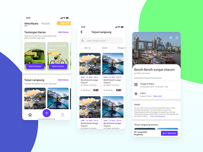 AksiNyata App app design interaction ui ux