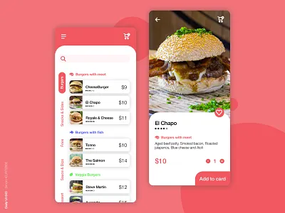 Daily UI 043 - Food/Drink Menu add to cart burger daily 100 challenge dailyui dailyui043 dailyuichallenge design food food and drink fooddrinkmenu ui uidesign uiux userinterface uxdesign webdesigner