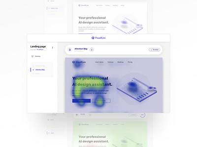 VisualEyes - Prediction page app clarity design heatmap ui ui design uiux ux uxdesign visualeyes