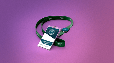 Lanyard/ID Card Designing branding card design design lanyard