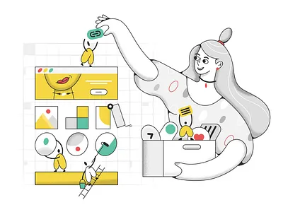 Create a web site v1.0 character design design illustration product ui webdesign