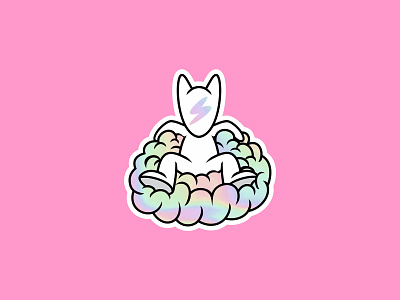 The Sensor - Holographic Sticker character characterdesign cute dribbble enjoy illustration stickermule thesensor thesensorstudio vector