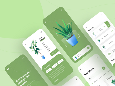 Plant shop - Mobile App design app app design e commerce e commerce app e commerce design ecommerce illustraion illustrations mobile app mobile app design mobile design mobile ui virtual reality virtualreality