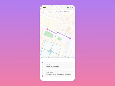 Daily UI Challenge #020 - Location Tracker app daily ui daily ui 20 daily ui challenge location tracker ui ui design