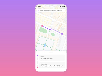 Daily UI Challenge #020 - Location Tracker app daily ui daily ui 20 daily ui challenge location tracker ui ui design