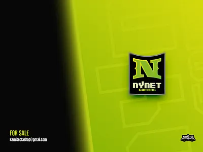 Nynet gaming - FOR SALE branding esports gaming green green logo logo mascot neon new night nlogo nynet vector visual art