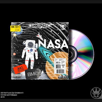 Nasa Album Cover Art Prod by JkrBeatz album art album artwork album cover album cover design cd cover cd cover design cd design cd packaging design illustration