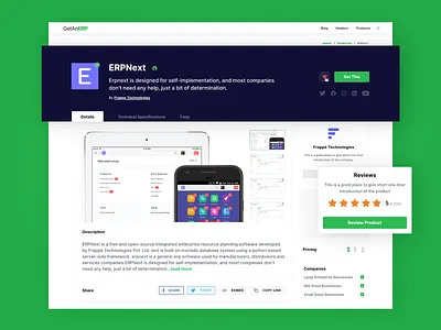 GetAnERP- Product page Style Exploration 01 design erp erp development india erp for manufacturing hybreed ui wearehybreed web web design webdesign website work