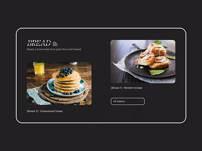 Bread baking Web bread ui