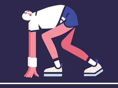 Race ready adobe illustrator adobe photoshop banner character character design editorial graphic design human illustration logo magazine minimalistic photoshop shapes simple simplicity ui ux vector web
