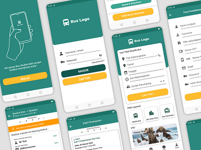 Bus reservation app app ui ux