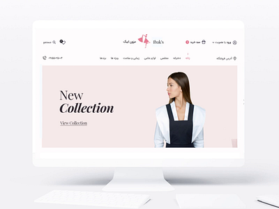 Ibak – Ecommerce Fashion Store clothing ecommerce fashion interface landing principle uidesign ux uxdesign