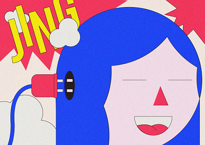 charge80% collage art design graphic design poster