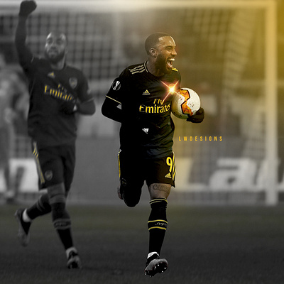 Alexandre Lacazette - Arsenal FC arsenal fc design europa league fifa fifa 20 fifa 20 edit football football club football design football edit footballer gfx illustration lionel messi photoshop poster premier league soccer edit wallpaper