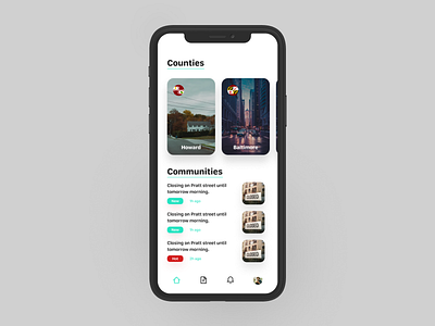 News App Mockup - Light & Dark Modes branding cards ui dark dark app dark mode dark theme dark ui light mode local local news mobile mobile app mobile app design mobile apps mobile design mobile ui news