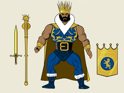 REY-AL: Kingdoms of Emelbi 5.5 baseball he man illustration illustrator kansas city kansas city royals kingdoms of emelbi masters of the universe mlb motu royals sportsart vector