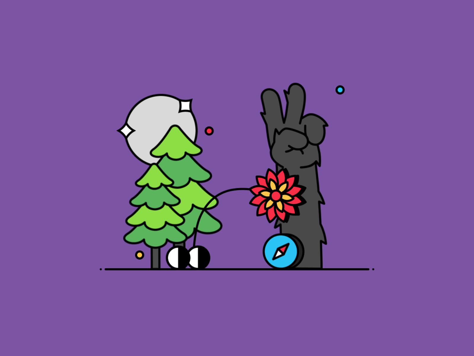 H is for Harry & The Hendersons 🦶🌲 🏠 36daysoftype animation bigfoot character flower icon illustration logo loop motion shadow typography