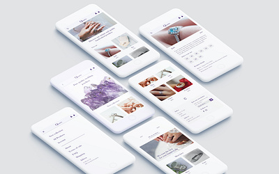 Quartz | Jewellery Ecommerce design ecommerce ecommerce design jewellery shop mobile mobile design shop ui uidesign uiux ux web