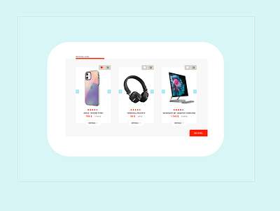 Bestseller product's page design e commerce ui ux web