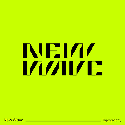 NewWave letter logo logotype mase maserekt monogram symbol typography wave