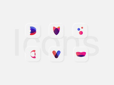 Icon set appicon colours design freebie icon icons pack iconset ios minimal vectors