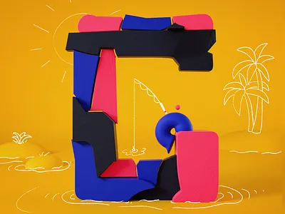 G 2d 36 days of type 36days 3d character character design cinema4d illustration octane type typography